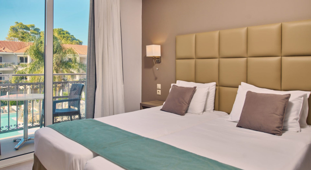 Двухместный номер Cozy с видом на бассейн Tsilivi Beach Hotel Zakynthos