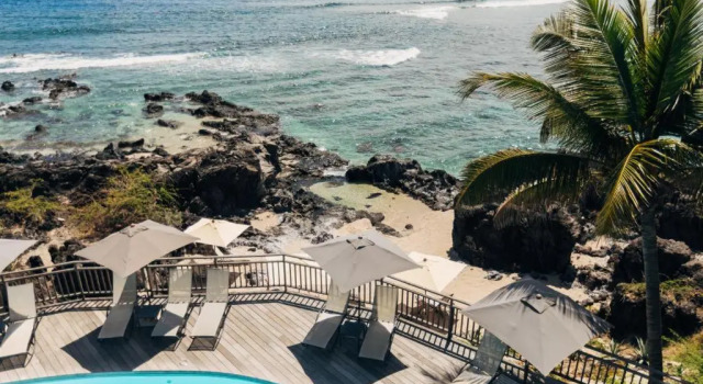Полулюкс с видом на океан Villa Hibiscus sur la plage de Boucan-Canot