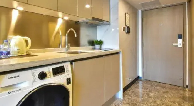 Люкс Executive c 1 комнатой с видом на реку Manyun Gangrun Jiangwan Apartment