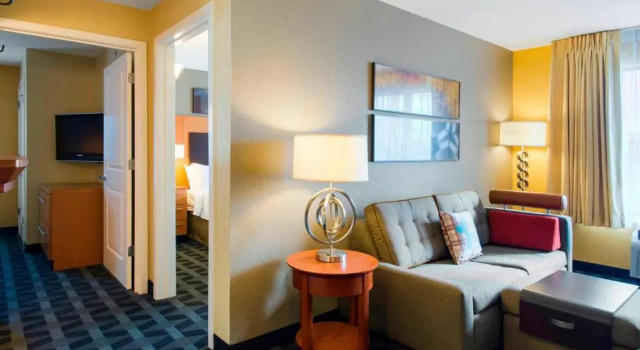 Двухместный люкс c 1 комнатой TownePlace Suites by Marriott Kansas City Overland Park