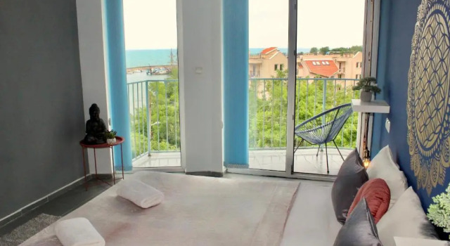Двухместный номер Standard с балконом и с видом на море Sunset Art Hotel