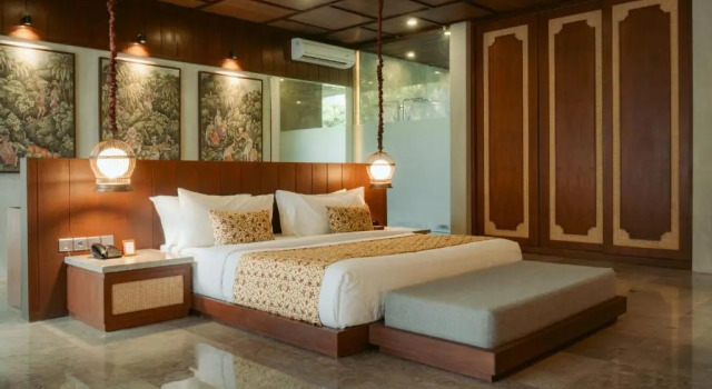 Вилла с бассейном c 1 комнатой Отель Adiwana Unagi Suites