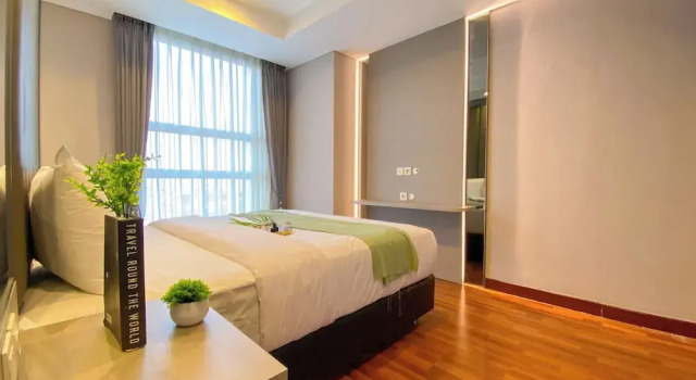 Spacious And Homey 2Br Apartment With Private Lift At The Kencana Residence, Book Apartment Jakarta Jakarta Province