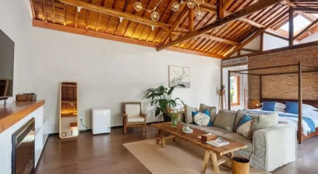 Люкс с видом на озеро Yuanshe Pinghu B&B (Nanjing Sujia  Ideal  Village store  )