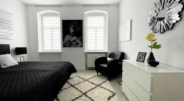BAUHAUS Design-Luxus Apartment, 20er Jahre Stil, Garten