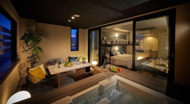 Люкс Premier с балконом Hotel Slow Village Yonezawa