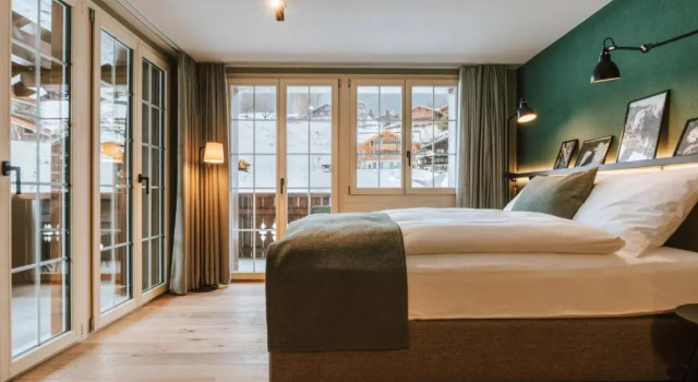 Двухместный номер Standard с видом на закат Hotel Fiescherblick