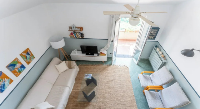 Коттедж с балконом и с видом на окрестности Emma House, Terrace and Sea View, Moneglia