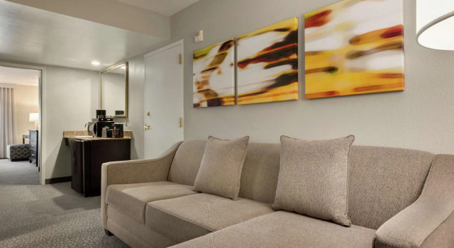 Двухместный люкс Mobility/​Hearing Accessible Embassy Suites by Hilton Atlanta Alpharetta