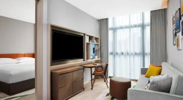 Люкс c 1 комнатой Home2 Suites by Hilton Zhuhai Jinwan