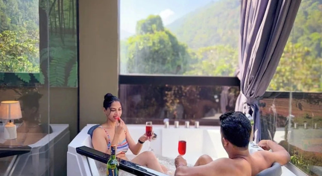 Люкс с балконом и с видом на горы The Blackberry Retreat Kandy