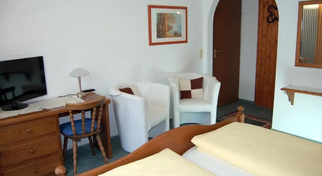 Двухместный номер Standard с видом на горы Hotel - Pension - Heidelberg inkl. Chiemgaukarte
