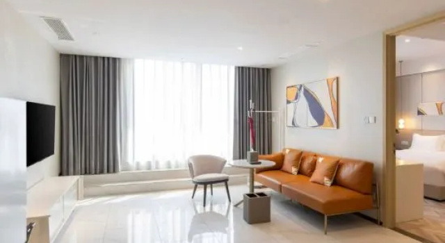 Люкс с красивым видом из окна CitiGO HOUSE Apartment Hotel (Hangzhou Xiaoshan Airport Yongsheng Road Subway Station Store)