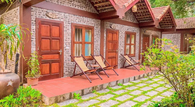 Двухместный номер Standard с видом на горы Tam Coc Central Bungalow - Hostel