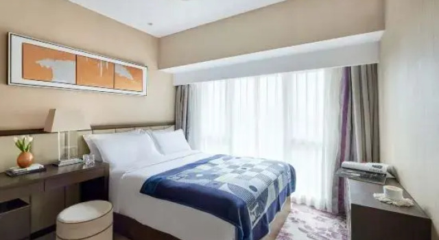 Люкс Deluxe Дуплекс с 2 комнатами с балконом Savills Residence Daxin Shenzhen Bay