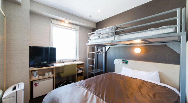 Четырёхместный номер Standard Super Hotel Tokyo JR Shinkoiwa