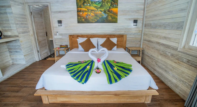 Blue Sky Villa Ceningan by ABM, Rezerwuj Willa Domki letniskowe w Bali, Domek