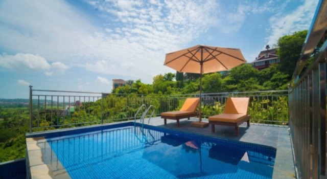 Номер Deluxe с балконом и с красивым видом из окна Villa the Abode, Goa