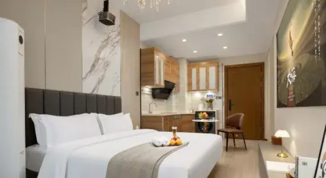 Семейный люкс c 1 комнатой Yunxi Luxury Residence Hotel (Red Star Bridge Subway Station Branch)