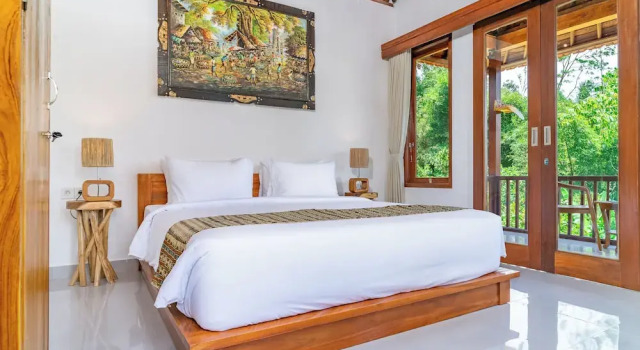 Вилла c 1 комнатой с балконом Villa Kuma Ubud