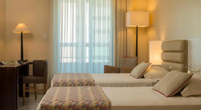 Трёхместный номер Superior с частичным видом на море Hotel Luzeiros Fortaleza