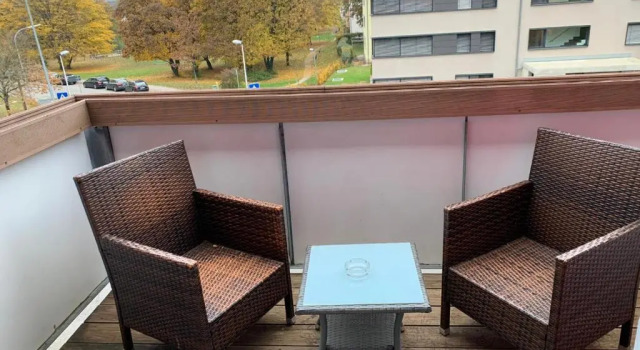 Апартаменты Zentrales WG-Zimmer 1 Ravensburg, Balkon, Kamin