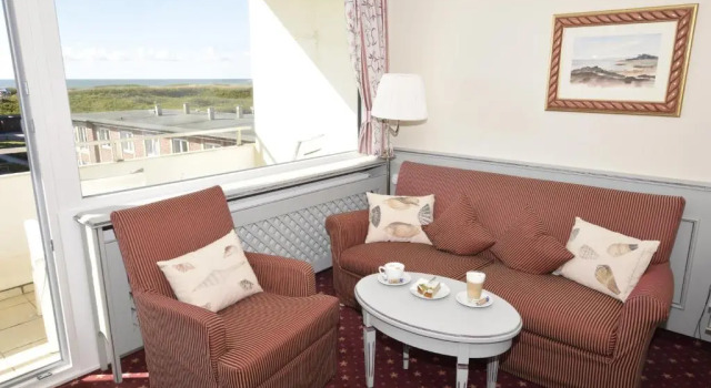 Двухместный номер Standard с балконом и с частичным видом на море Hotel Wiking Sylt