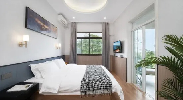 Люкс с видом на море Qishan Yihao Guesthouse