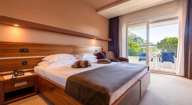 Двухместный номер Standard с балконом и с видом на море Hotel Plaža