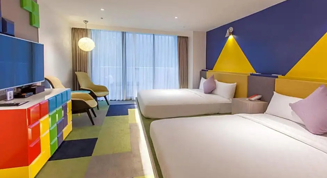 Семейный люкс 凱撒趣淘漫旅-台南 HOTEL CHAM CHAM Tainan