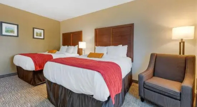 Четырёхместный люкс Comfort Inn & Suites Michigan City South