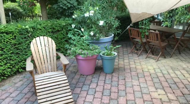 Апартаменты с видом на сад elbe511ferienzuhause im parkähnlichen Garten mit Teich