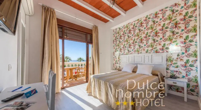 Двухместный номер Standard с видом на море Hotel Dulce Nombre - Tarifa - Parking Gratis