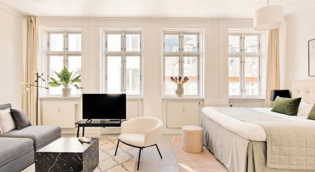 Апартаменты c 1 комнатой с видом на город City 2- Cosy 1 Bdr Apt In the Center of Copenhagen