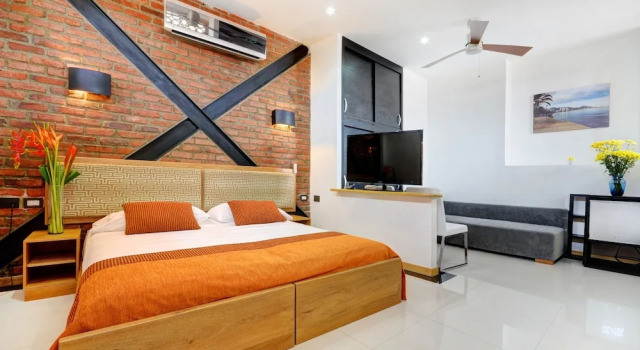 Номер Deluxe с балконом Hotel Boutique Casa Carolina Santa Marta