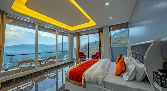 Двухместный номер Deluxe с балконом и с видом на горы Sah Hills Retreat