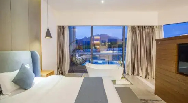 Люкс Deluxe Emeishan Scenic Area Raofoge Vacation Apartment