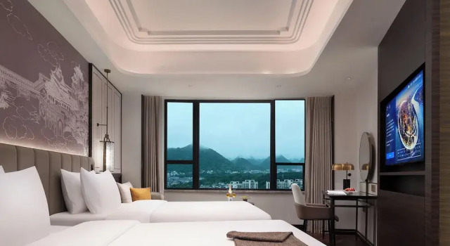 Двухместный номер Executive с видом на окрестности Jinjiang Metropolo Hotel Guilin Elephant Trunk Hill Two Rivers and Four Lakes