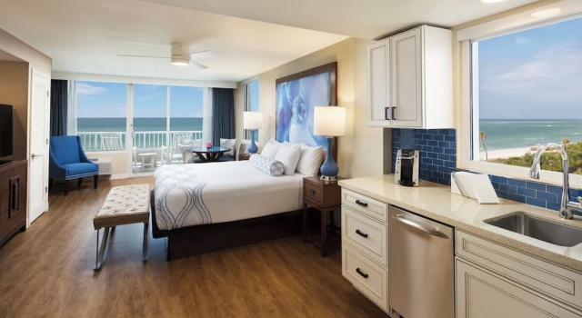 Двухместный номер Kitchenette Tiki Tower рядом с пляжем Lido Beach Resort - Sarasota