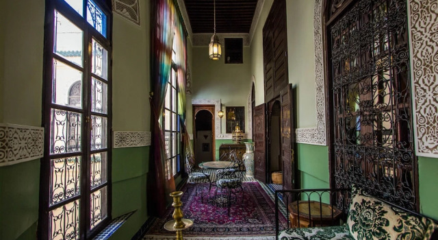 Люкс с балконом Riad Fes Baraka Piscine & SPA