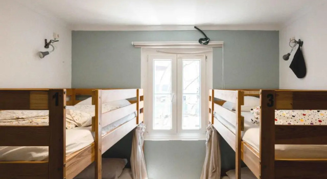 Кровать в общем номере Cascais Bay Hostel