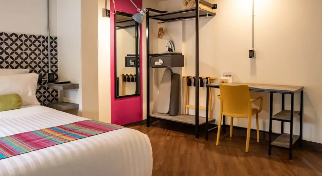 Двухместный люкс с балконом Hotel VIVE MX cuauhtémoc CDMX, Trademark by Wyndham