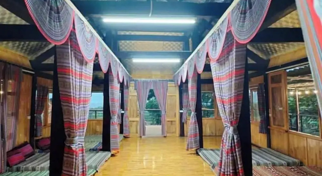 Кровать в общем номере Mi House Nghia Lo Yen Bai