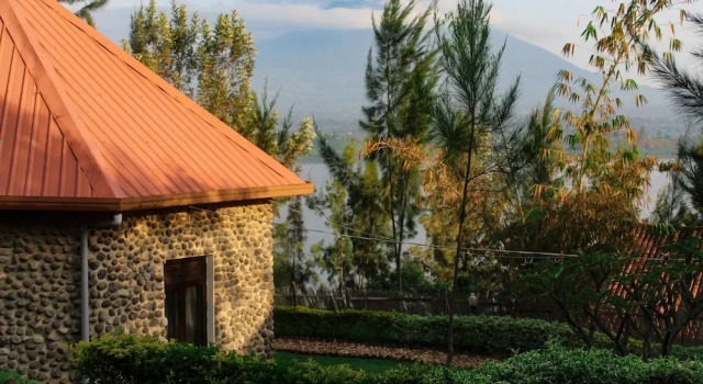 Двухместный номер Deluxe с видом на озеро Ruhondo Beach Resort