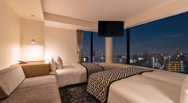 Трёхместный номер Deluxe Отель Vista Osaka Namba