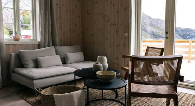 Люкс с видом на море Nusfjord Village & Resort