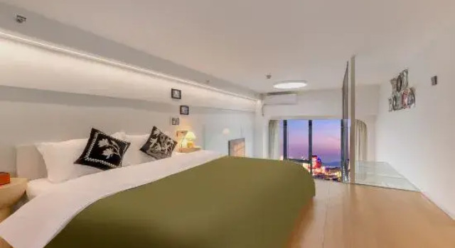 Двухместный люкс Дуплекс с видом на город Yunting·Select Jiying Suite Apartment (Chengdu Jianshe Road Dongjiao Memory Store)