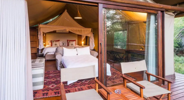 Семейный номер Standard aha Thakadu River Camp