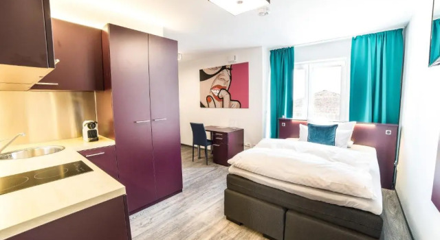 Студия Luxstay Friedberg - Self-Check-In