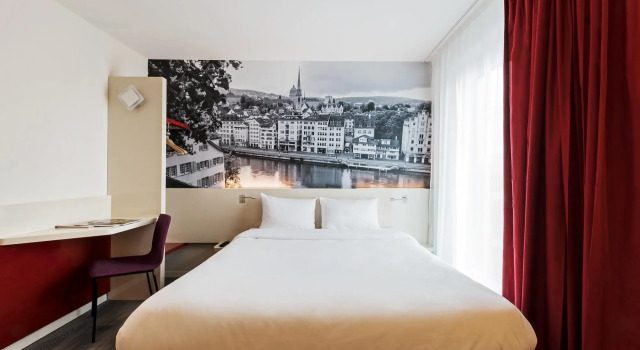 Двухместный номер B&B HOTEL Zürich Wallisellen